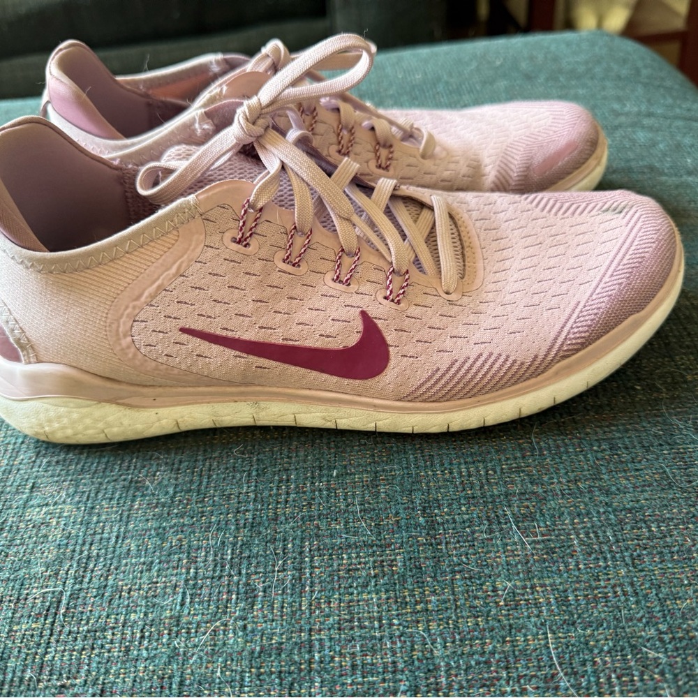 Purple Nike sneakers